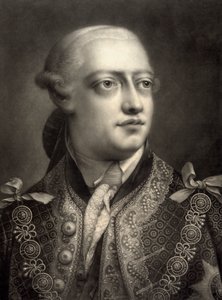 George III, po mezzotintě od Thomase Frye